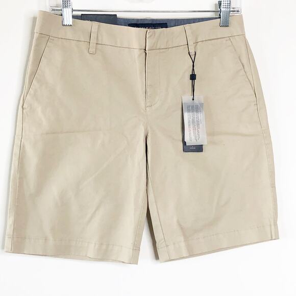 Tommy Hilfiger Shorts 2 Hollywood Tan Dress Shorts 9" Inseam NEW! - Picture 1 of 4